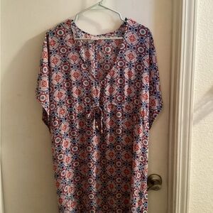 Merona Blouse Size Medium With Drawstring